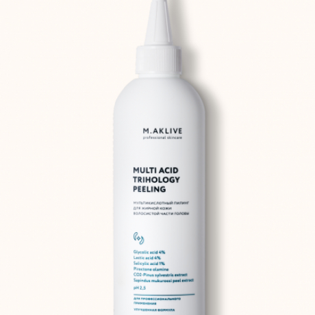 M.AKLIVE Мультикислотный пилинг для кожи головы