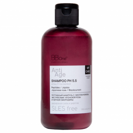 BB ONE Шампунь ANTI-AGE Shampoo Vitality & Energy
