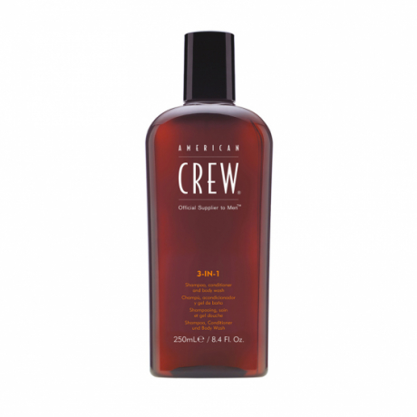 American crew Средство для волос 3 в 1 шампунь, кондиционер, гель для душа