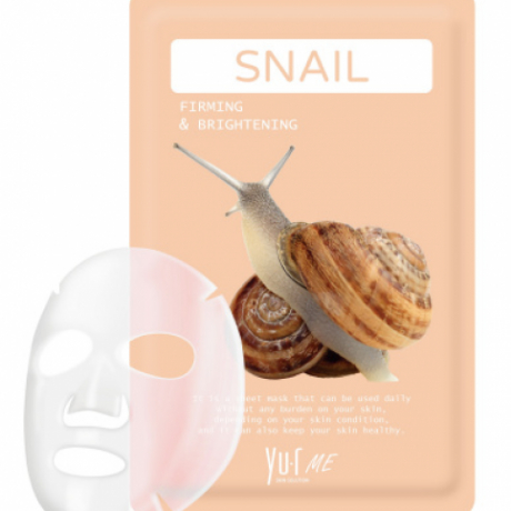Estetic point Тканевая маска для лица с фильтратом улиточного секрета Yu.R Me Snail Sheet Mask