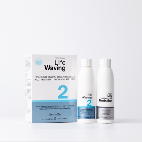 FarmaVita LIFE WAVING  "2", набор химической завивки для поврежденных волос