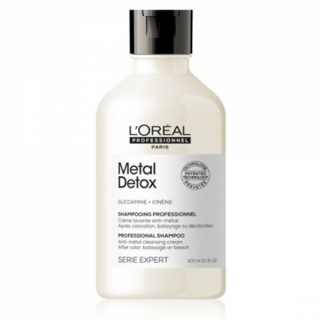 L'Oreal Serie Expert Metal Detox Shampoo, шампунь для восстановления окрашенных волос
