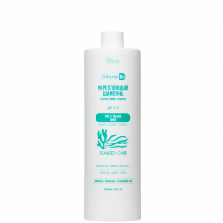 BB ONE Шампунь укрепляющий Shampoo Strengthening Seaweed Care