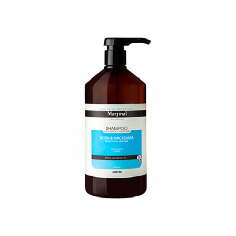 Marjinal SHAMPOO LOSS CONTROL & LONGER HAIR BIOTIN & MACADAMIA Шампунь уплотняющий для длинных и повреждённых волос
